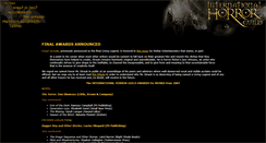 Desktop Screenshot of horroraward.org